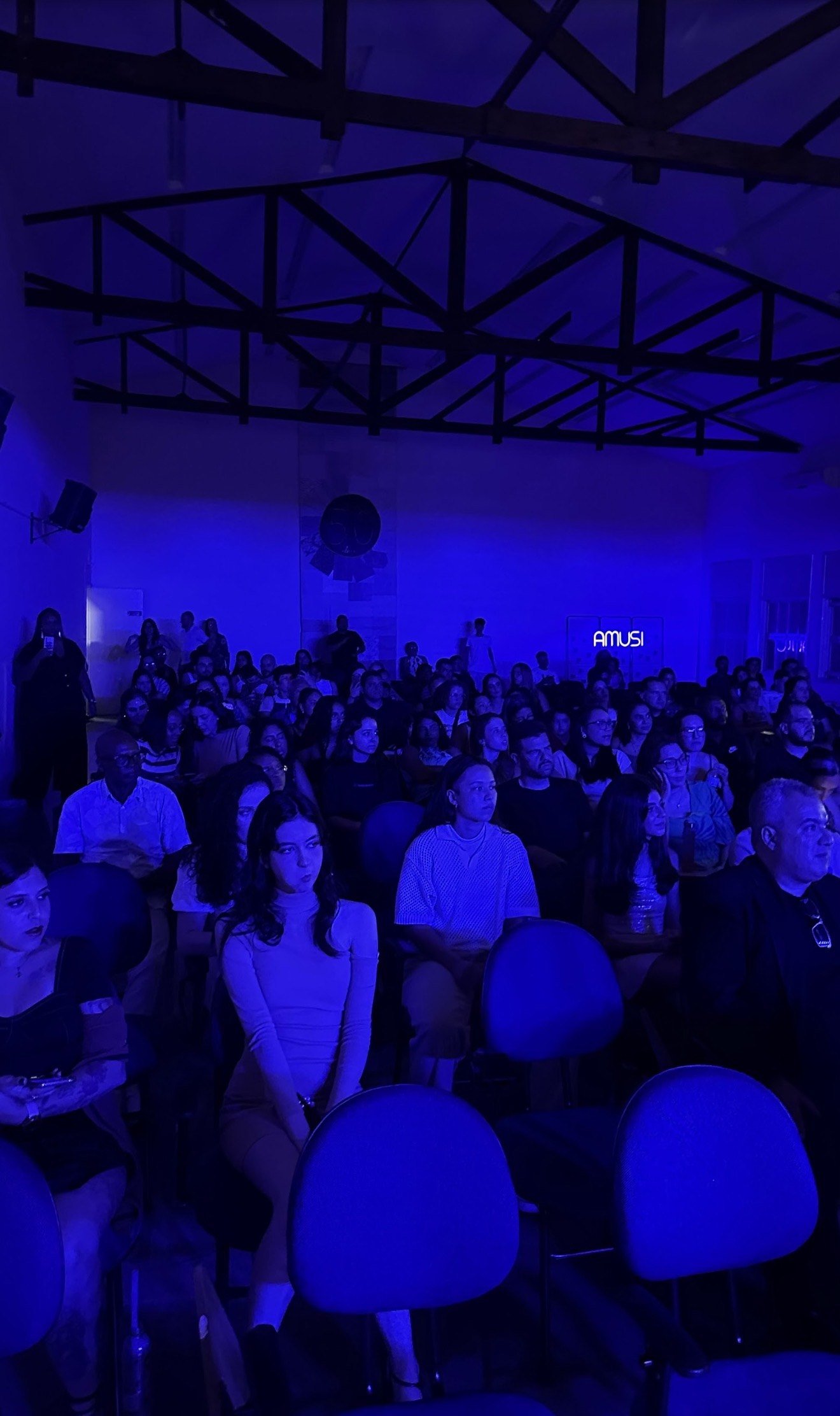 Plateia em apresentação pública